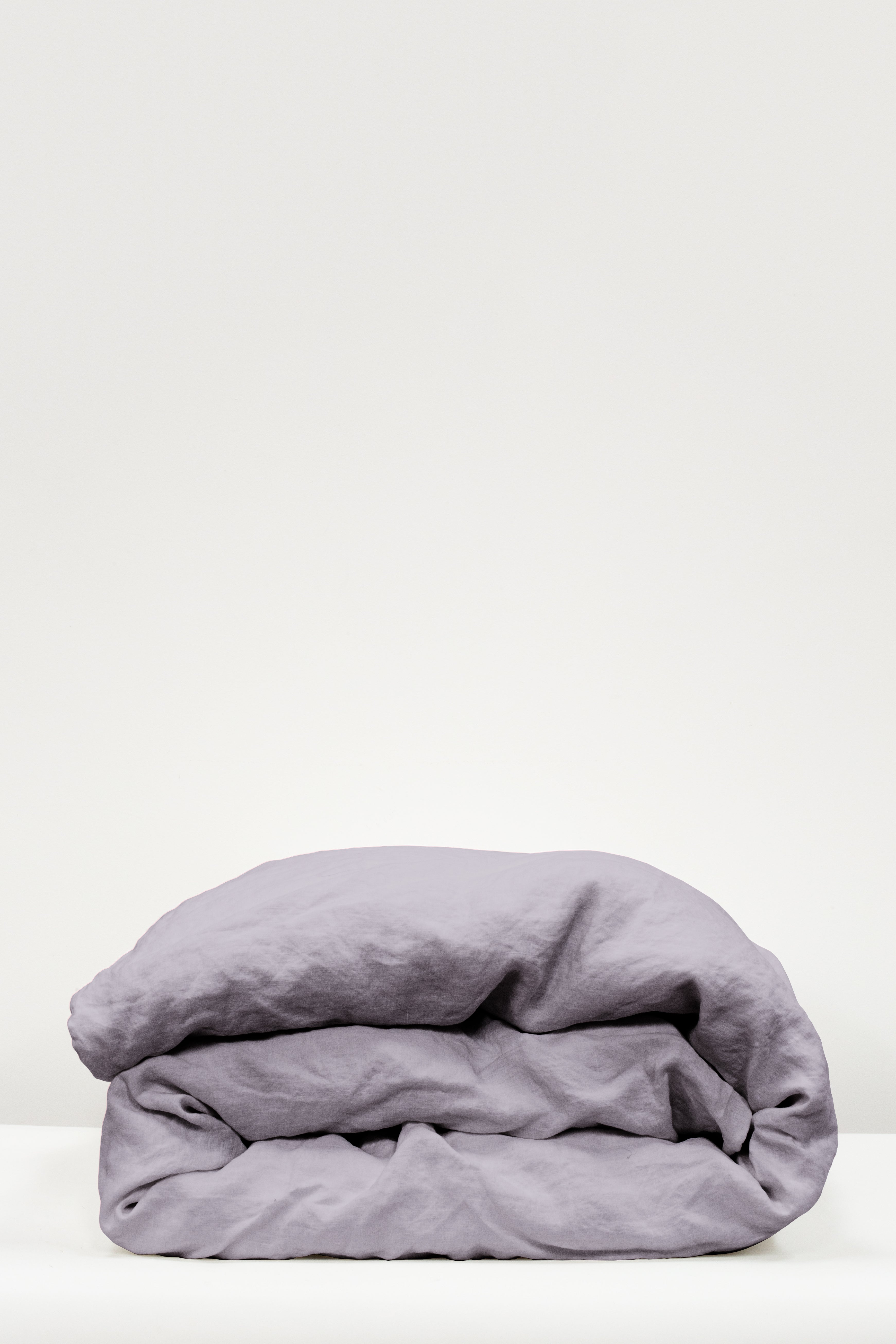 Lisbon Pewter Grey Linen King Duvet Cover 230 x 220cm