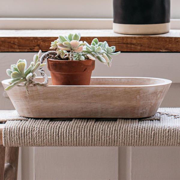 Mo Mango Wood Serving Bowl Mini