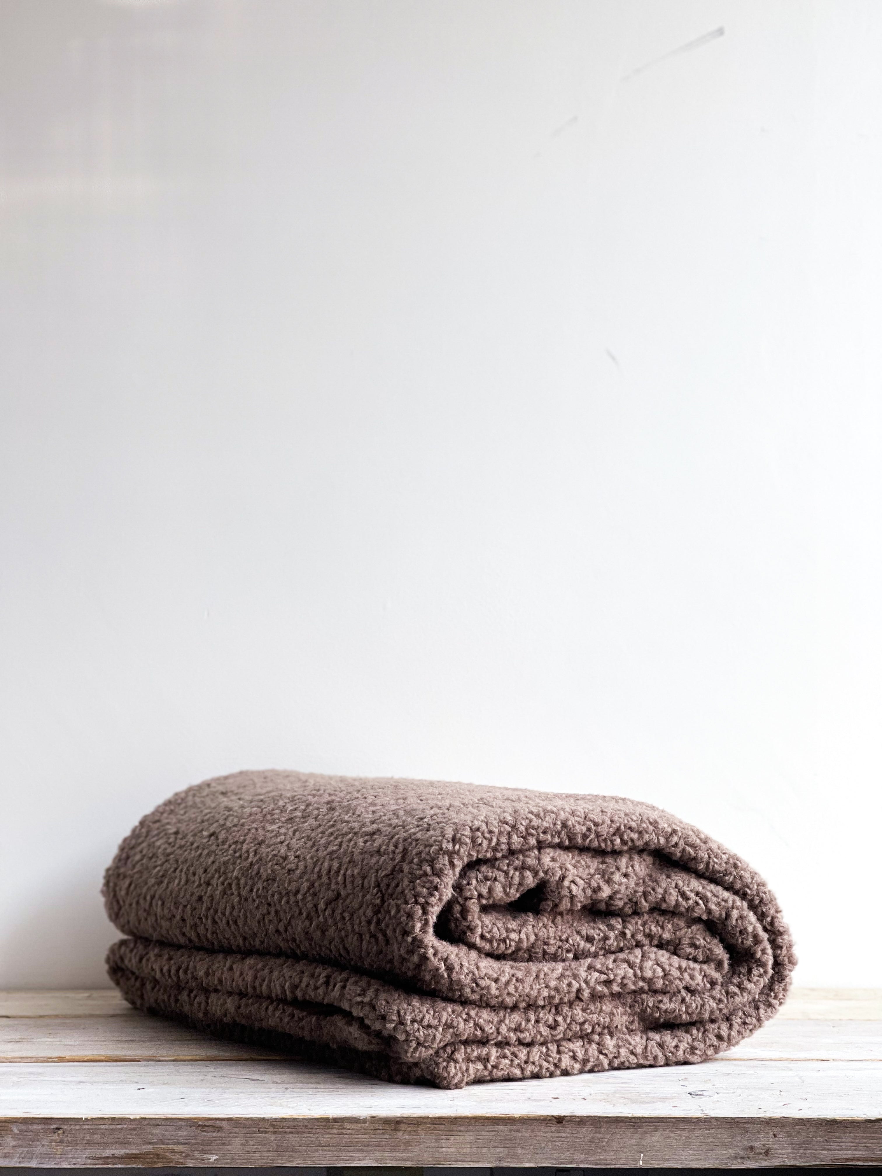 Luft Teddy Fleece Throw Cappuccino 150 x 200cm