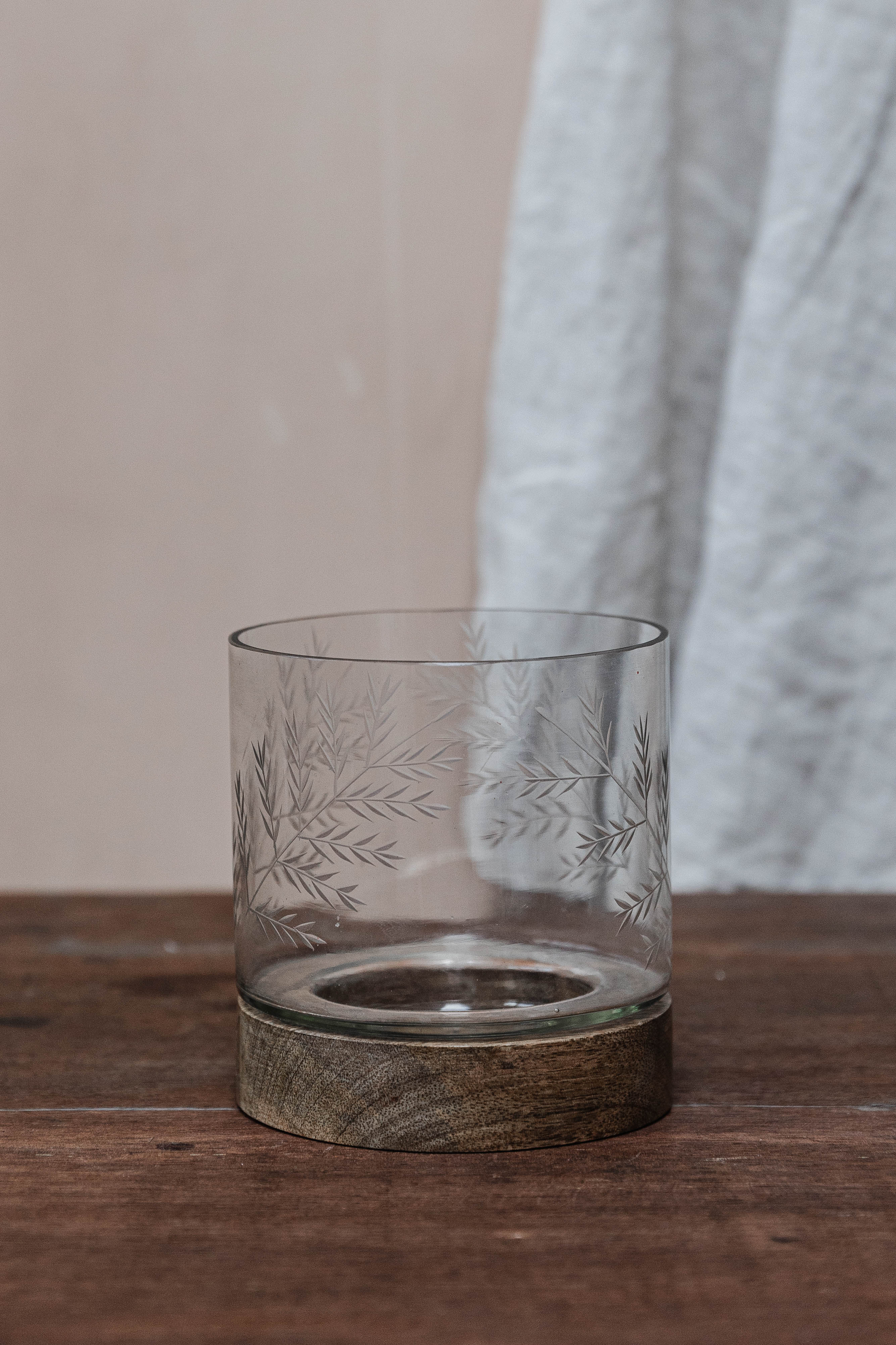 Large Fern Candle Holder