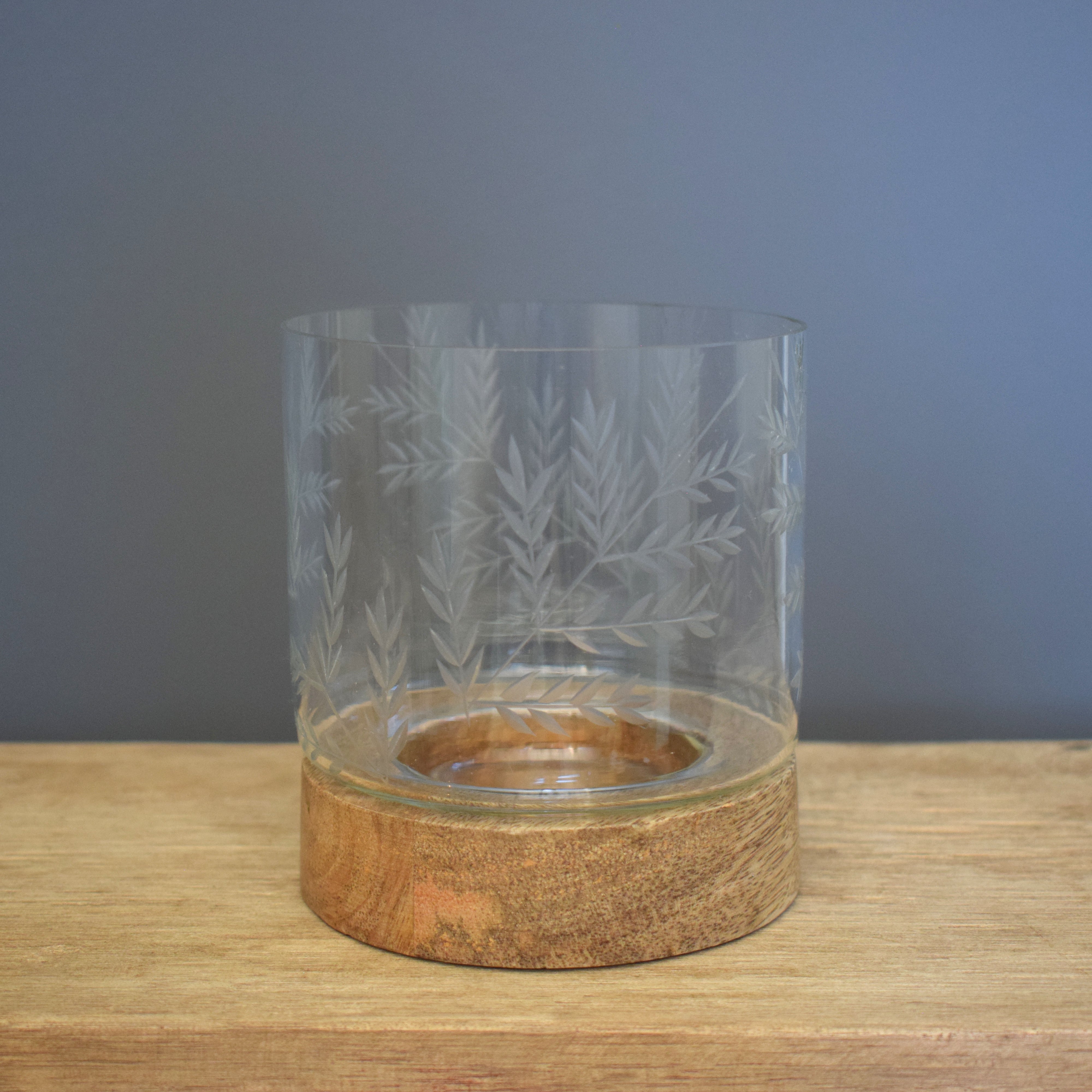 Small Fern Candle Holder