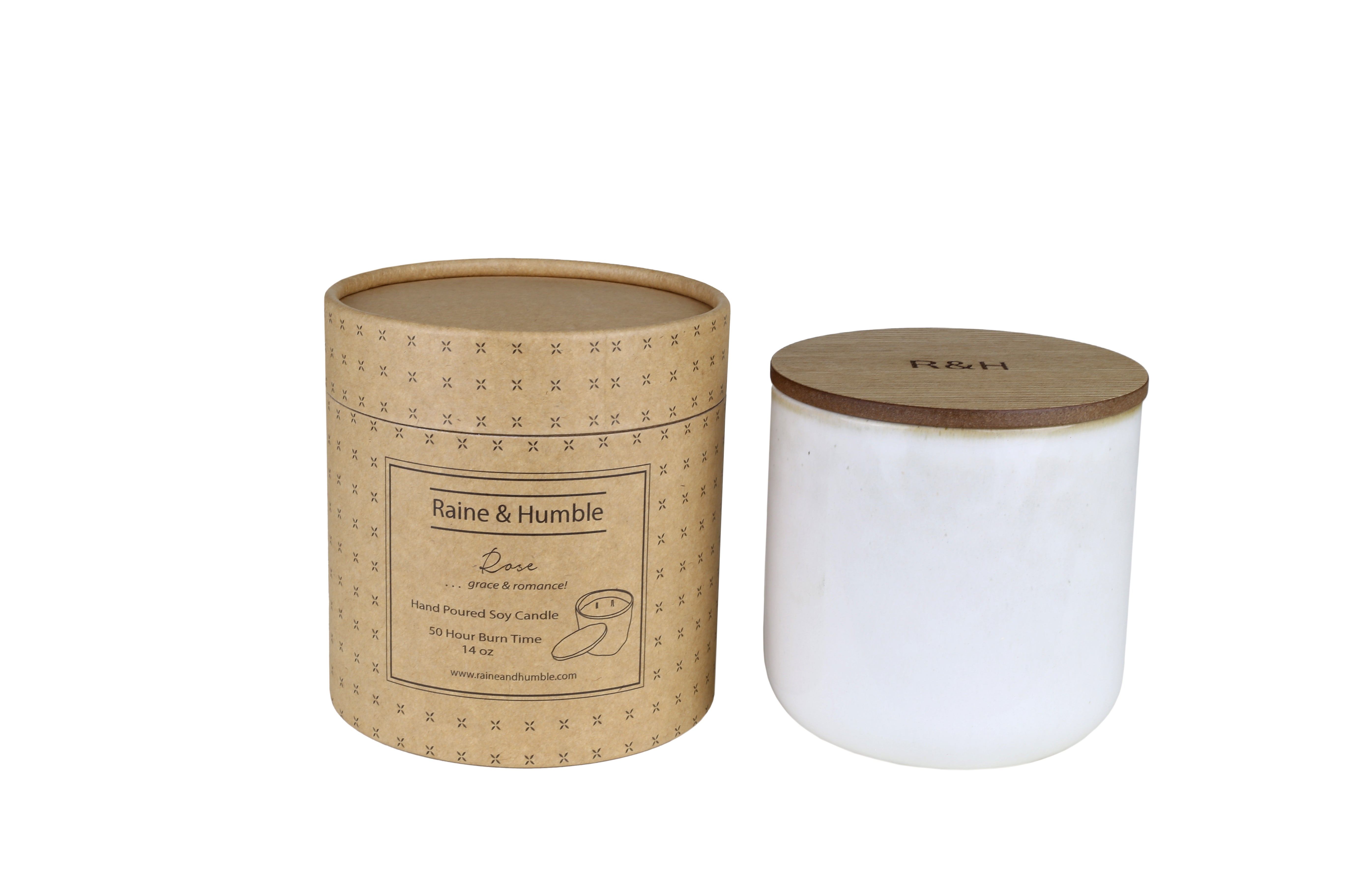 Scented Soy Candle/Canister Rose