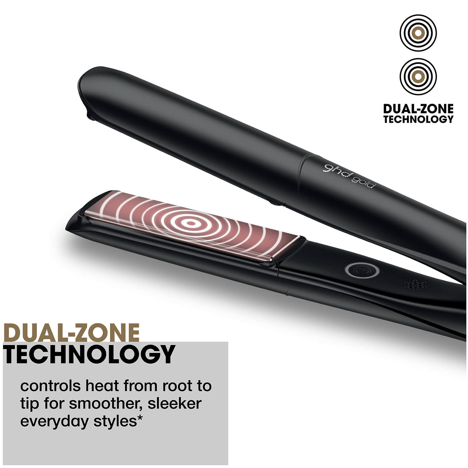 ghd flat iron dual-zone technology