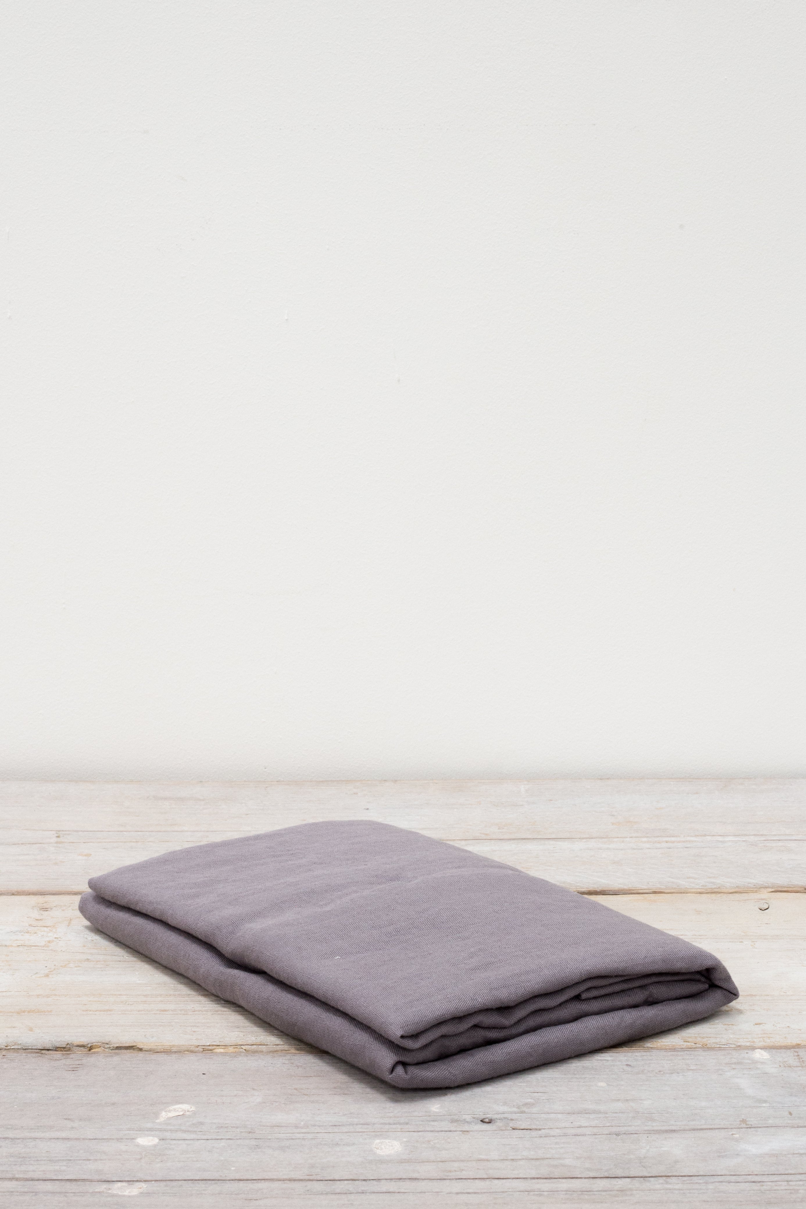 Lisbon Pewter Grey Linen Pillowcase Pair 50 x 75cm