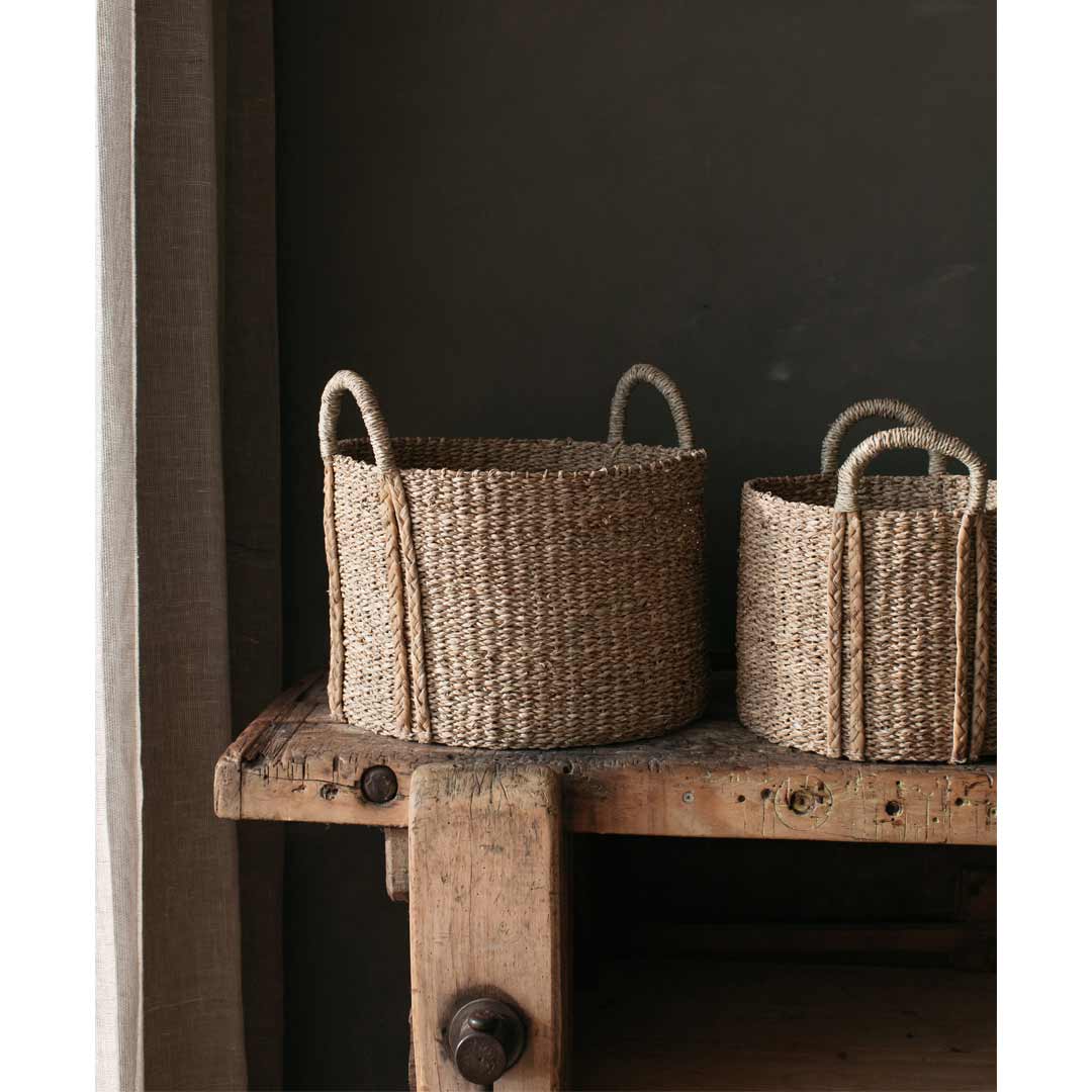 Also Home Nousta Set of 2 Storage Seagrass Baskets