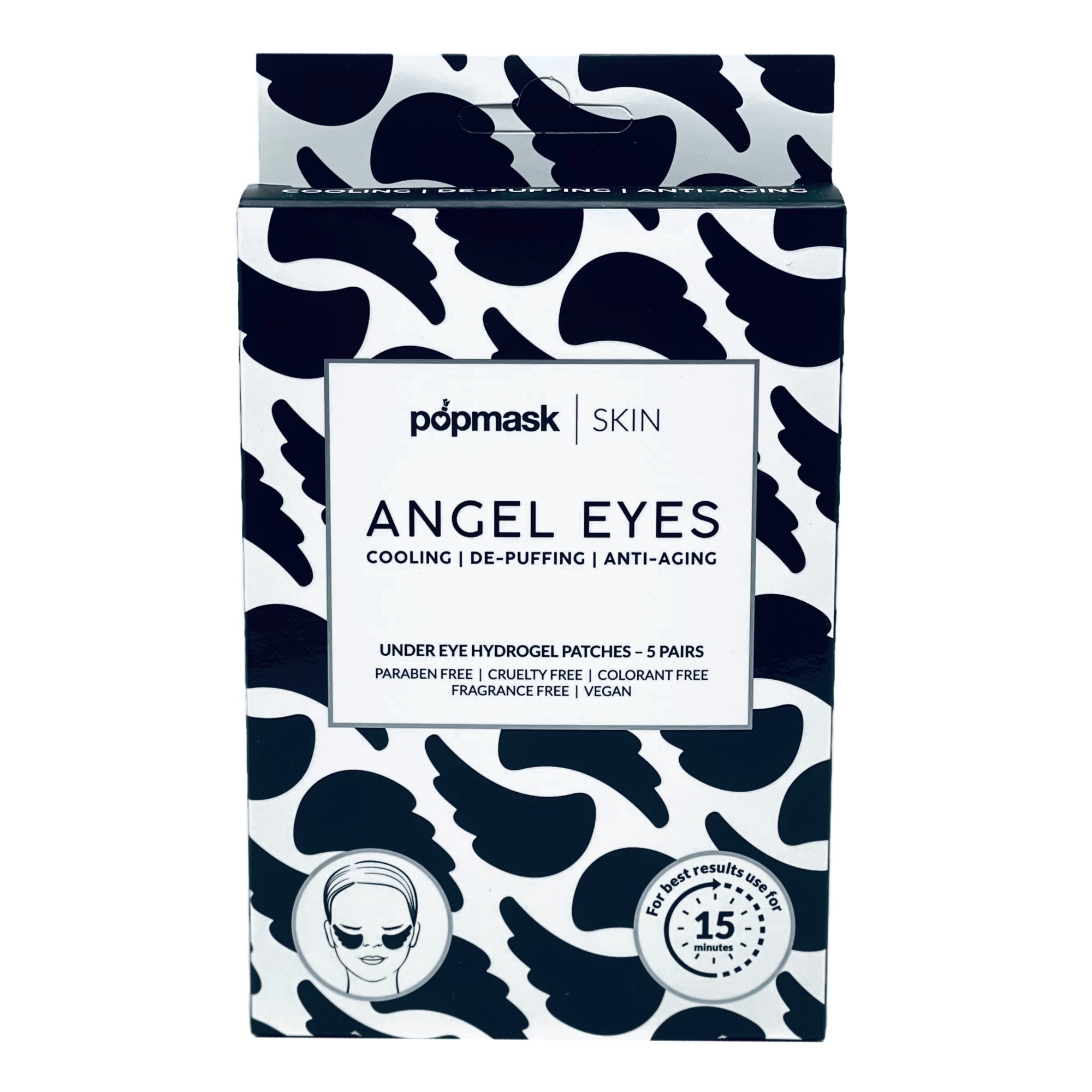 Angel Eyes Cooling Anti-Aging Under Eye Patches (5 Pairs)