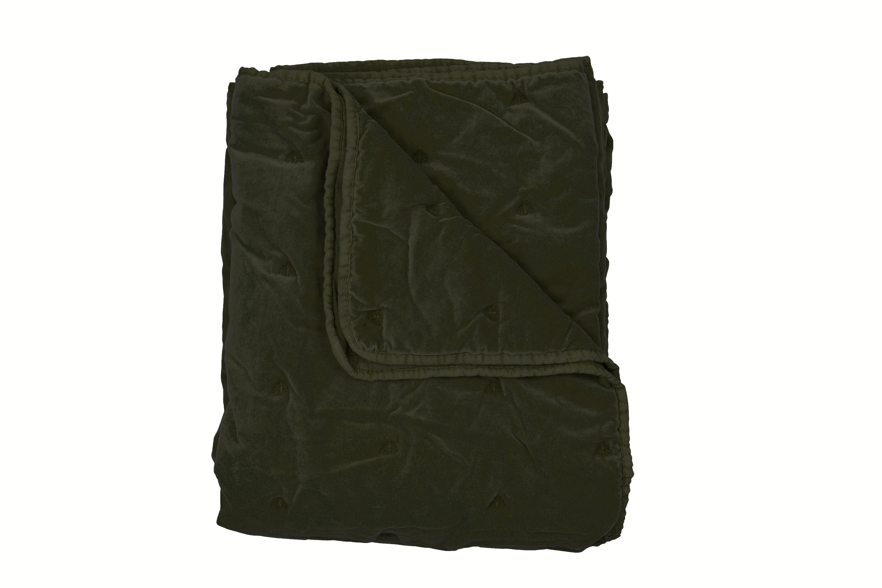 Mason Bee Velvet Throw