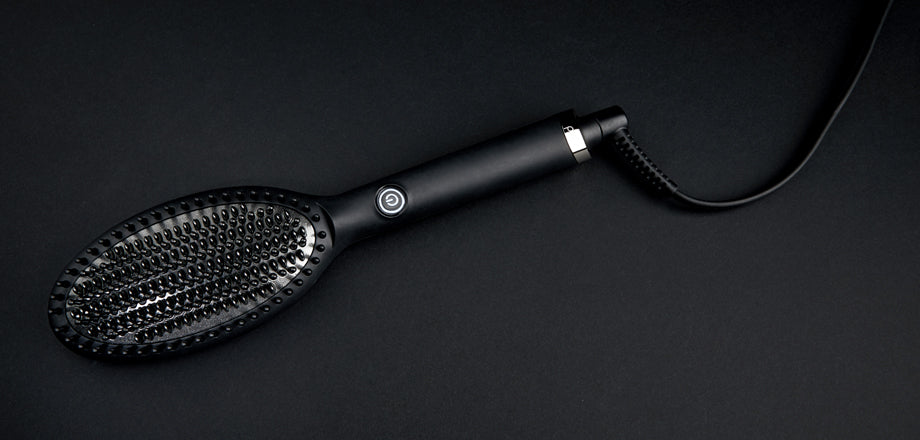 ghd heated brush for quick hair styling