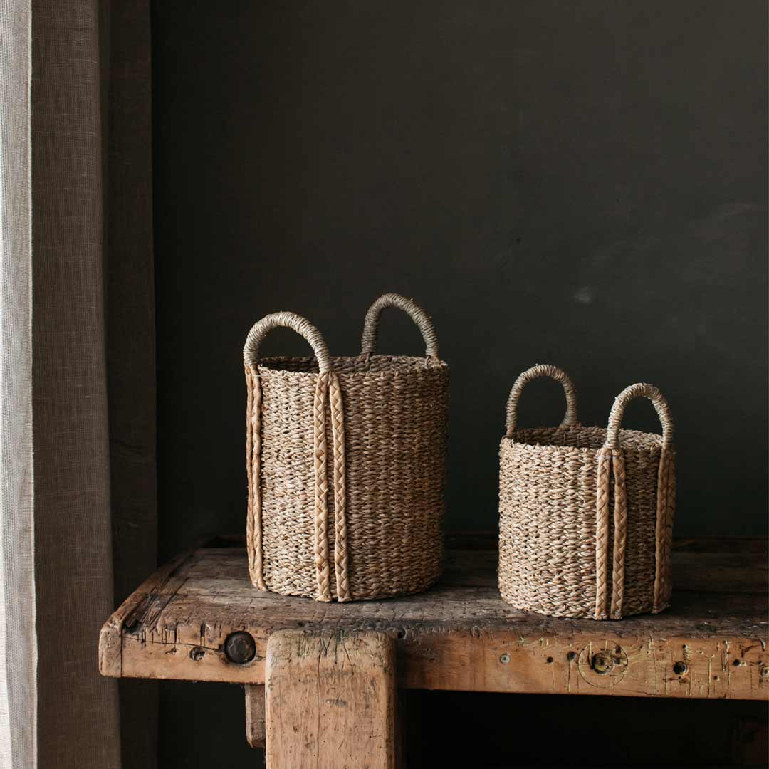 Also Home Tilaa Set of 2 Seagrass Storage Baskets